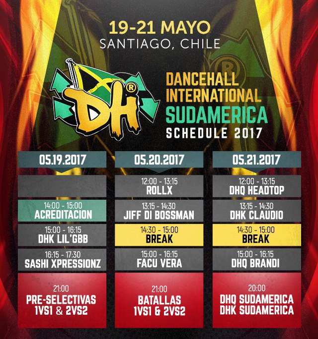 РАСПИСАНИЕ DHI SOUTH AMERICA